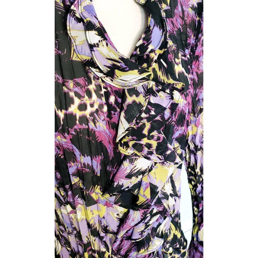 Style&co. Pleated Floral Blouse NWOT - Picture 2 of 7